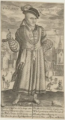 Will Sommers, Kinge Henryes Jester, by Francis Delaram