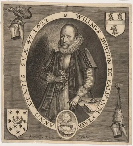 Willmus Burton de Falde (William Burton), by Francis Delaram