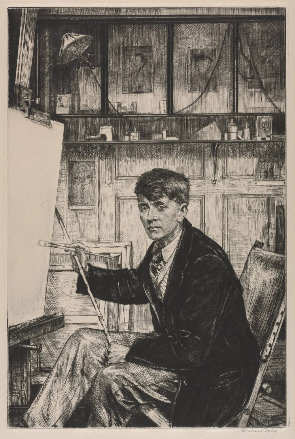 Charles Cundall, by Francis Dodd, 1926