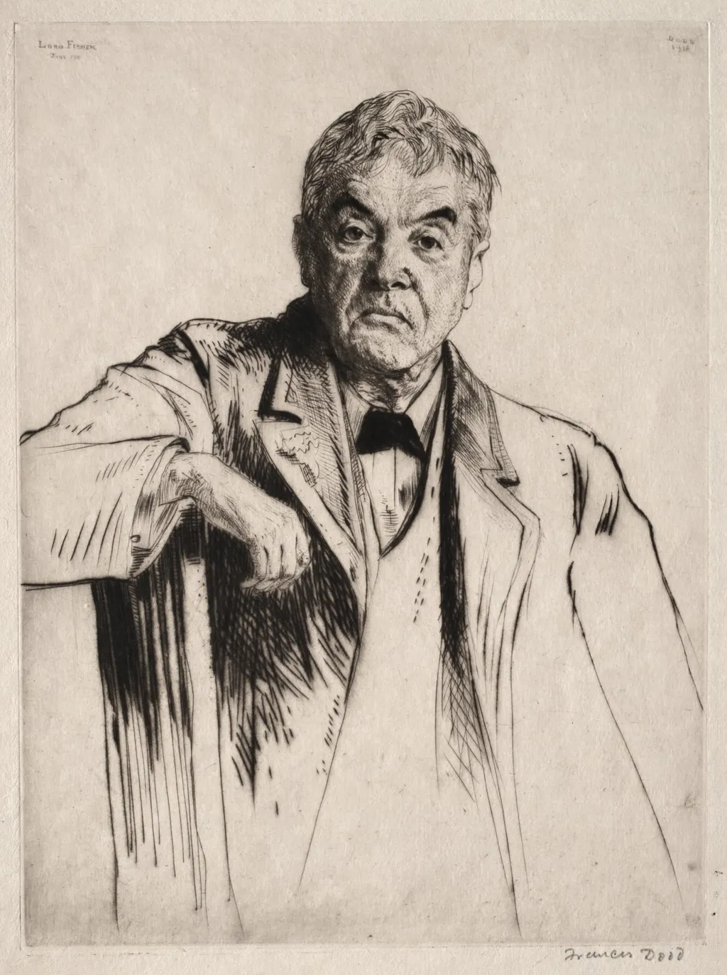 Lord Fisher, by Francis Dodd, 1916