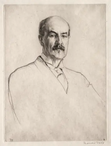 Professor Oliver Elton, by Francis Dodd