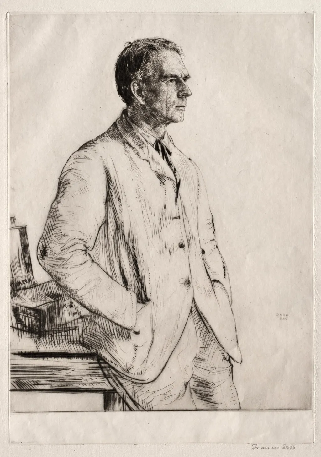 Reverend C. H. Grinling, by Francis Dodd, 1920