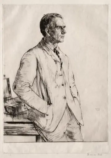 Reverend C. H. Grinling, by Francis Dodd