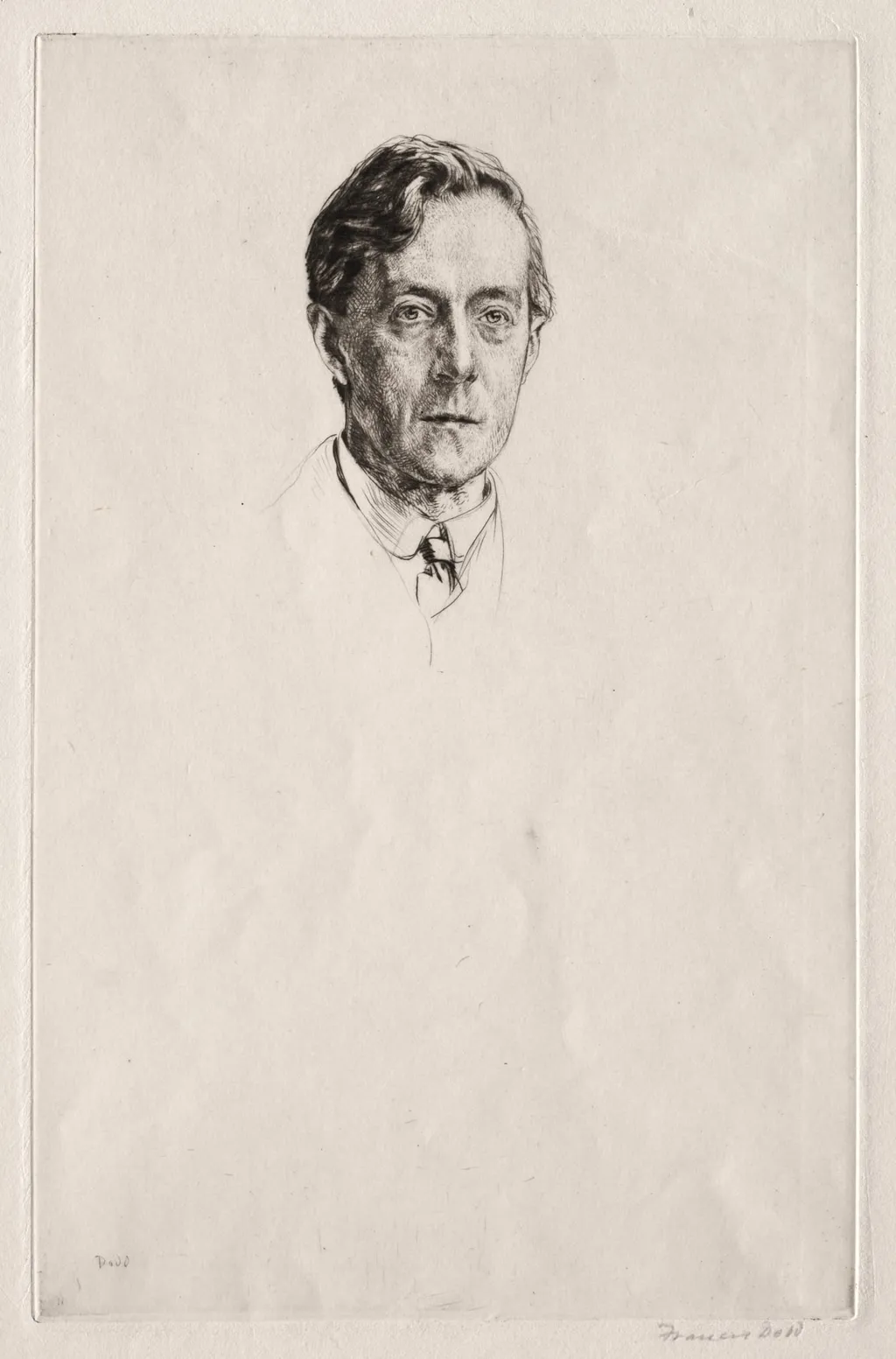 Sir Laurence Binyon, by Francis Dodd, 1921