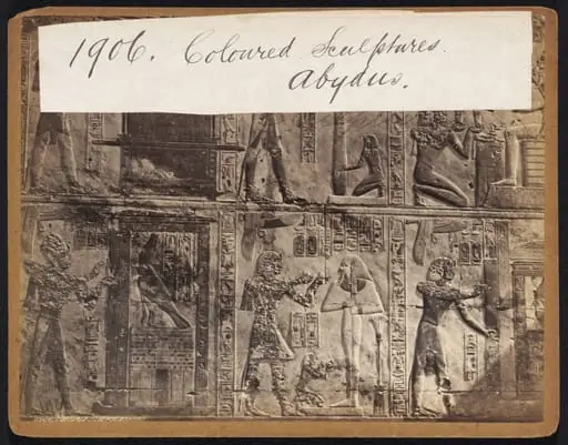 Coloured Sculptures.  Abydus., by Francis Frith