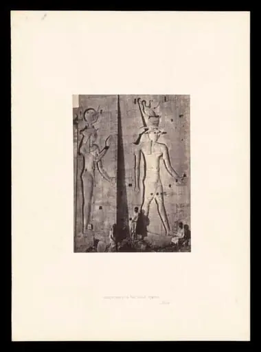 Sculptures in the Great Temple, by Francis Frith