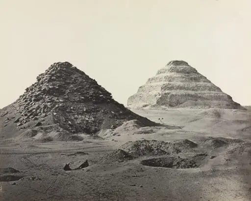 The Pyramids of Saqqara, from the Northeast, by Francis Frith