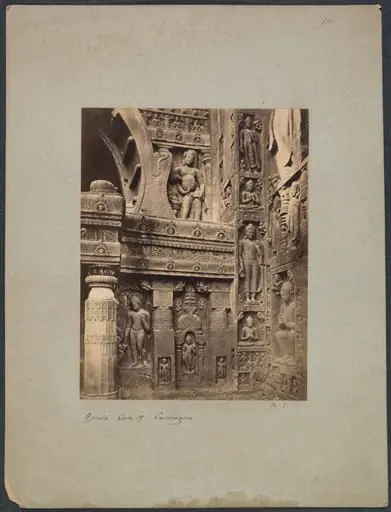 Ajinta Cave No. 19, by Francis Frith & Co.