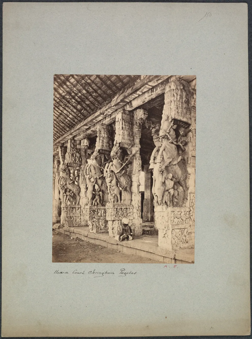 Trichinopoly Horse Court, by Francis Frith & Co., 1864