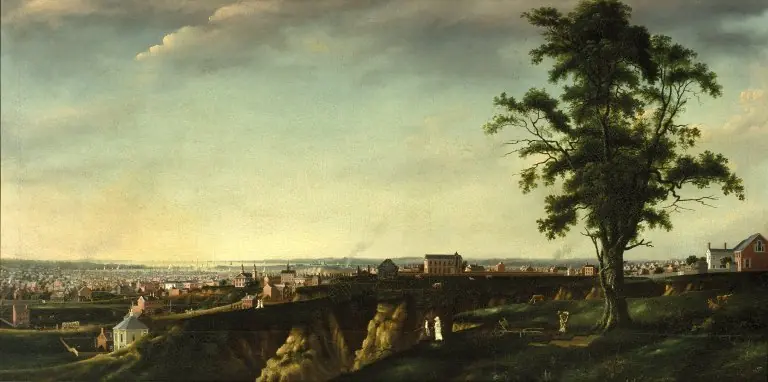 View of Baltimore from Chapel Hill, by Francis Guy