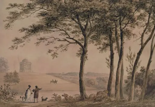 Landscape with trees, by Francis James Sarjent