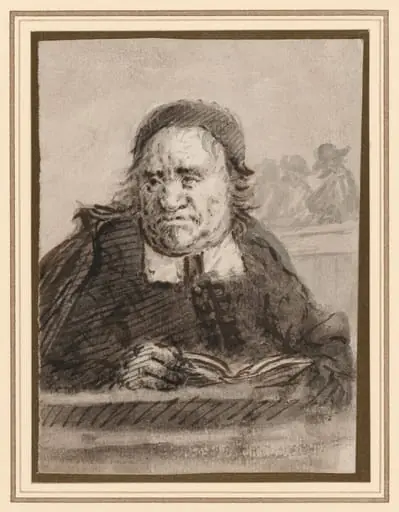 Head Study of a Preacher, by Francis Le Piper