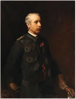 Portrait of Garnet Joseph Wolseley, 1st Viscount Wolseley, (1833-1913), Commander in Chief of the British Army, by Francis Montague Holl