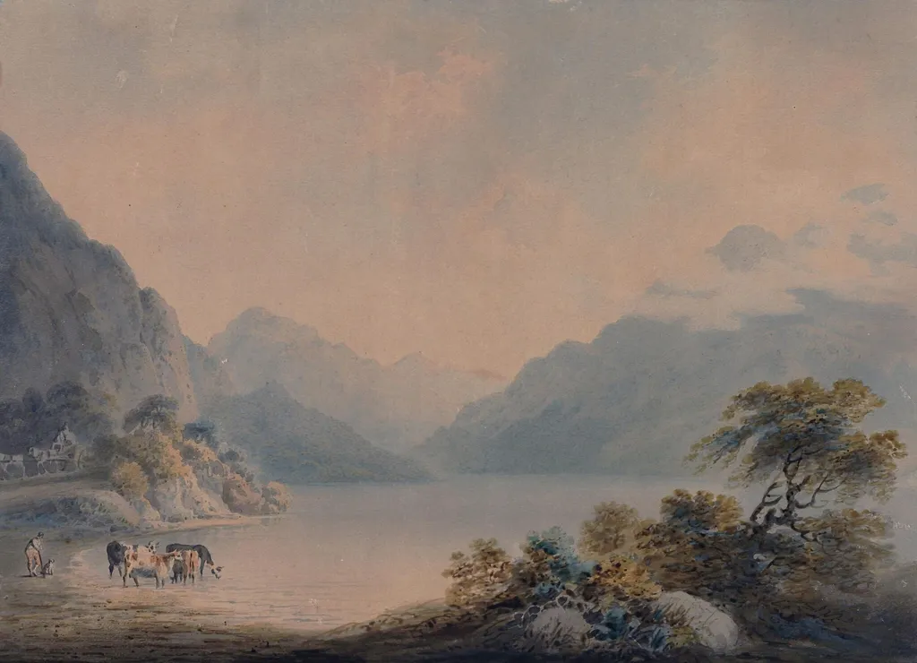 Loch Lomond, by Francis Nicholson, watercolor, 1794