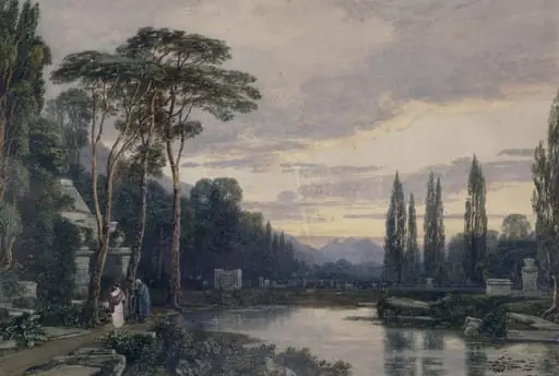 Evening: A Cemetery, by Francis Oliver Finch