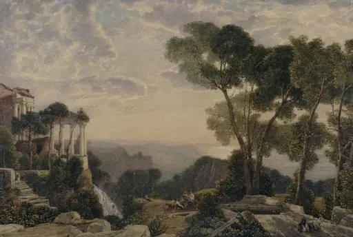 Landscape: A classical composition, by Francis Oliver Finch