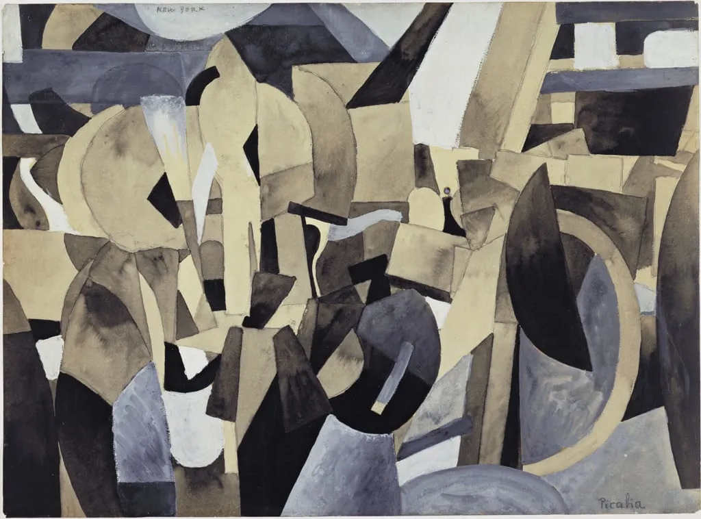 Untitled, by Francis Picabia, watercolor, 1913