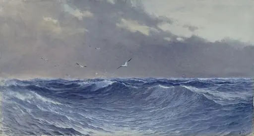 A Grey Day at Sea, by Francis Powell