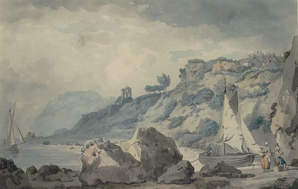 Howth, Ireland, by Francis RA Wheatley, watercolor, 1770