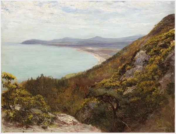 Killiney Bay, Looking towards Bray, by Francis S. Walker, unspecified, 1904