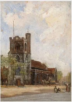 Saint Mary, Stratford-le-Bow, East London, by Francis S. Walker, unspecified, 1898