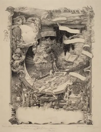 The Bookplate of the Printer's Devil, by Francis Scott King