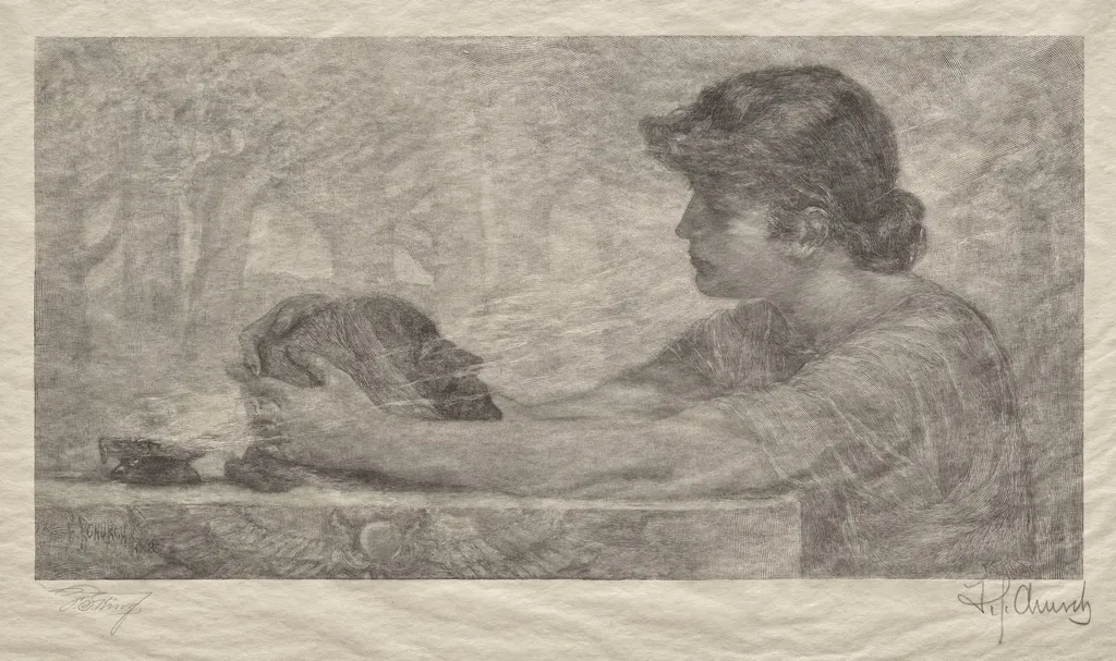 The Sibyl, by Francis Scott King, 1887