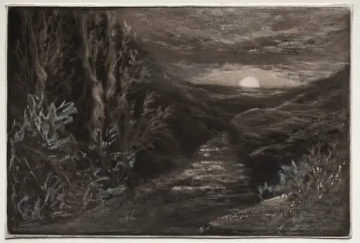 A Moorland Stream, by Francis Seymour Haden
