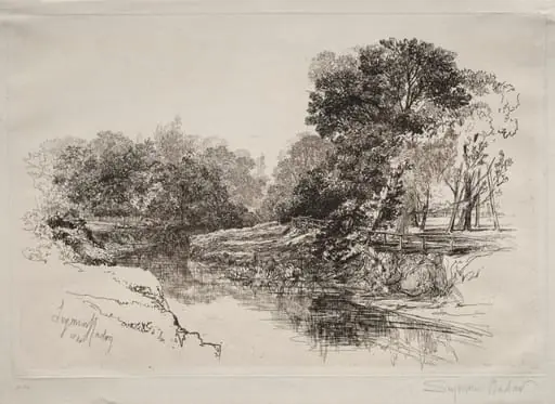 A River in Ireland, by Francis Seymour Haden