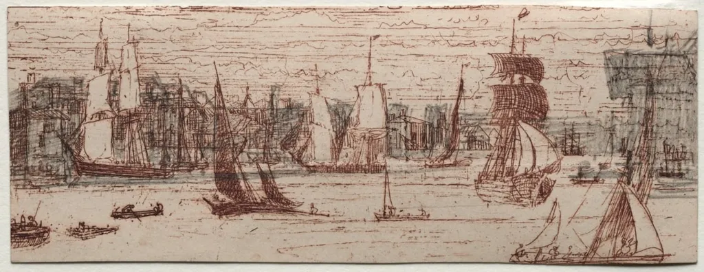A Sketch Off Greenwich, by Francis Seymour Haden, 1868