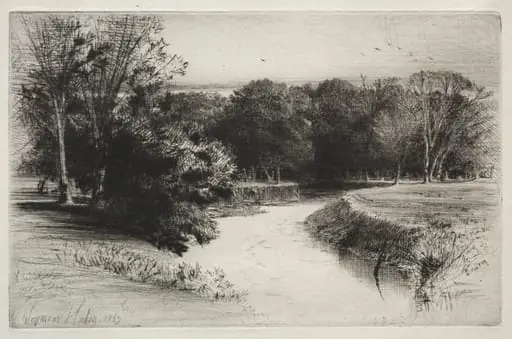A Sunset in Ireland, by Francis Seymour Haden