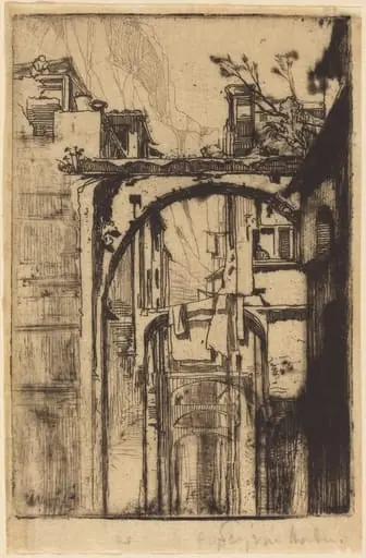 Amalfi, by Francis Seymour Haden