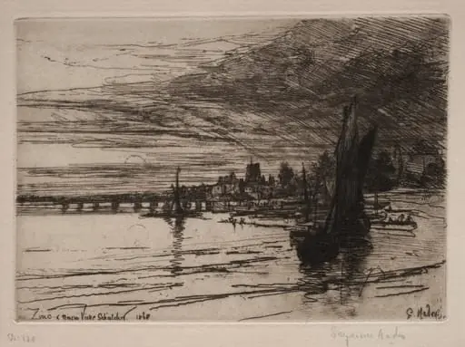 Battersea Bridge, by Francis Seymour Haden