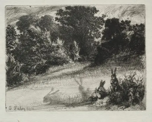 Combe Bottom, by Francis Seymour Haden