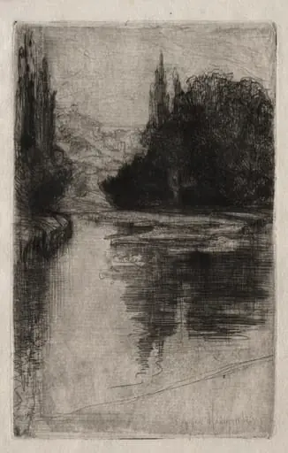 Evening, by Francis Seymour Haden