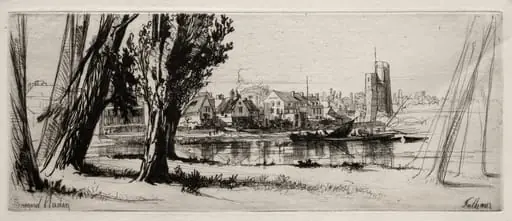 Fulham, by Francis Seymour Haden
