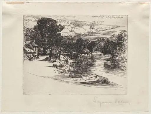 House of the Smith, by Francis Seymour Haden