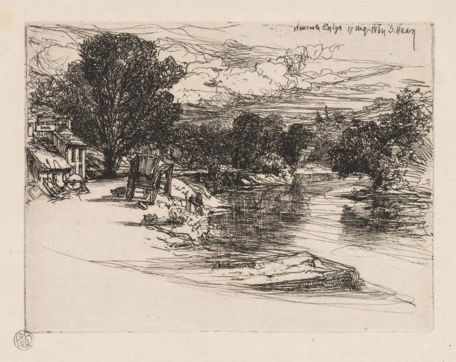 House of the Smyth, by Francis Seymour Haden, 1868