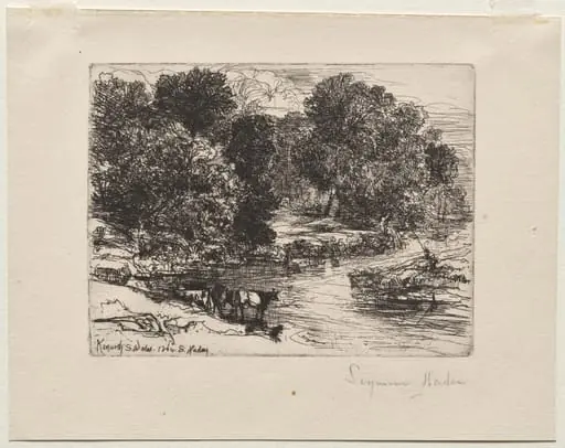 Kenarth, by Francis Seymour Haden