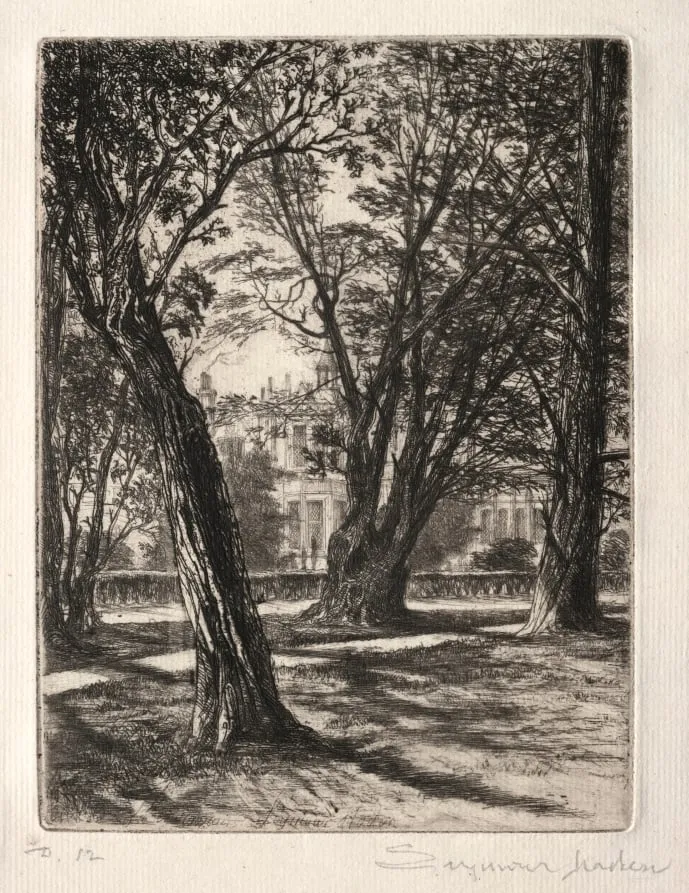Kensington Gardens (The Small Plate), by Francis Seymour Haden, 1859