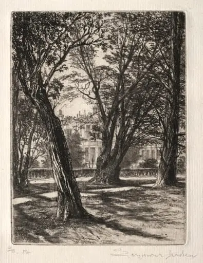 Kensington Gardens (The Small Plate), by Francis Seymour Haden