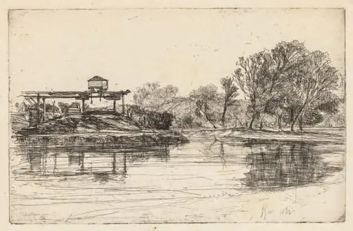 Kew, by Francis Seymour Haden