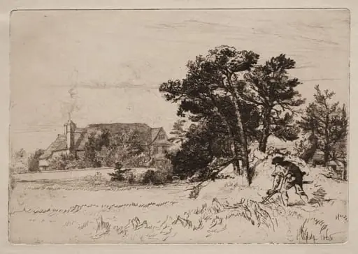 Old Willesley House, by Francis Seymour Haden