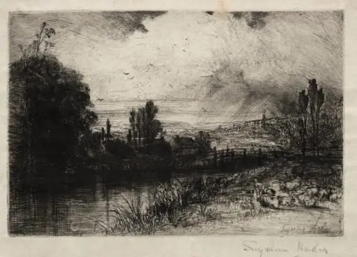 On the Test, by Francis Seymour Haden