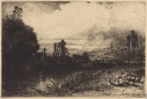 On the Test, by Francis Seymour Haden