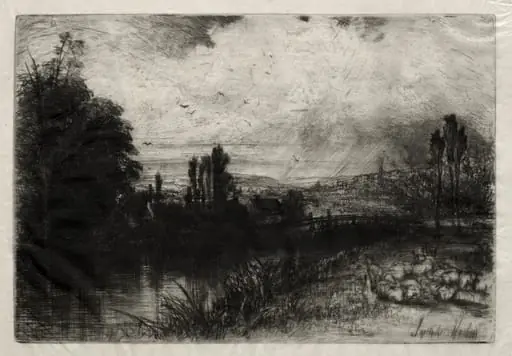 On the Test, by Francis Seymour Haden