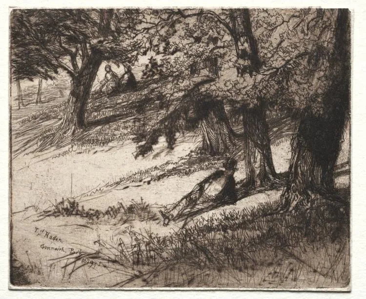 Sub Tegmine, by Francis Seymour Haden, 1859