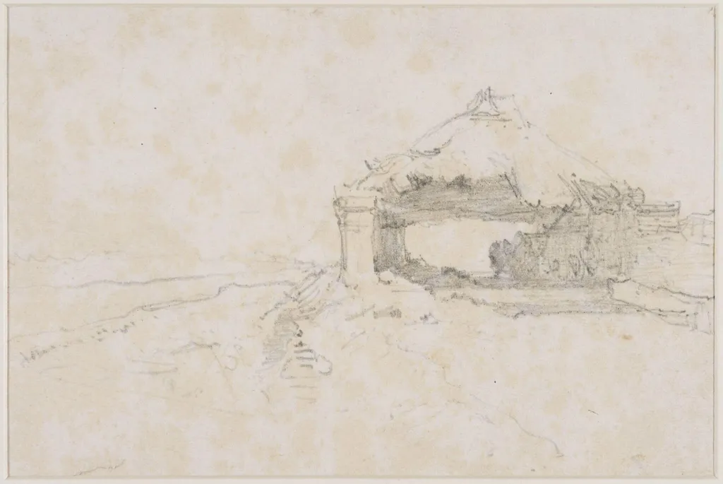 Swanage. Cart shed. 1879., by (Francis) Seymour Haden, 1879