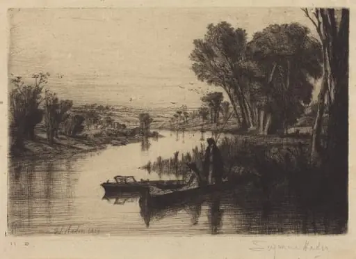 Thames Fishermen, by Francis Seymour Haden