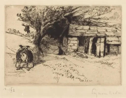 The Cabin, by Francis Seymour Haden